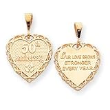14k 50th Anniversary Charm