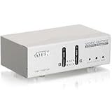 Aten Technology VS0202 2x2 Port Audio Video Matrix Switch with Signal Booster