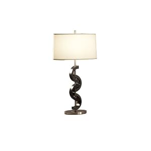 Nova Lighting 11085 Sentri Table Lamp 2-Pack, Black Gloss And Brushed Nickel by Nova Lighting