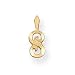 21l%2Br8qGrIL. SL75  14k Solid DiamondCut Tiny S Initial Charm