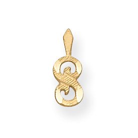 21l%2Br8qGrIL 14k Solid DiamondCut Tiny S Initial Charm