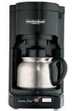 Hamilton Beach 4 Cup Brewer w/ Stainless Steel Carafe (Free Coffee Samples)