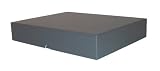 cargo Premier Archival Storage Box 8.5x11x2, Graphite, 4 Pack