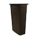 WASTEBASKET SLIM JIM BRN, EA, 10-0377 RUBBERMAID COMMERCIAL WASTE RECEPTACLES