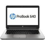 HP F2R42UTABA ProBook 640 14-Inch Laptop (2.5 GHz Intel Core i5-4200M, 4 GB DDR3L SDRAM, 500 GB Serial ATA-300, Windows 8) Black