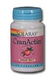 CranActin Cranberry AF Extract 120 Caps ( Fortified with Vitamin C ) By Solaray