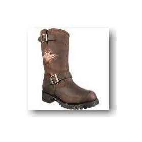 Harley Davidson Logger Conductor W Flame Logo Mens Boots D91067 by Harley-Davidson