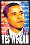 Barack Obama Yes We Can Blacklight Poster