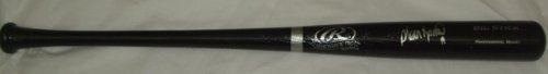 Alexei Ramirez Autographed Black Big Stick Bat W/PROOF Picture of Alexei Signing for Us