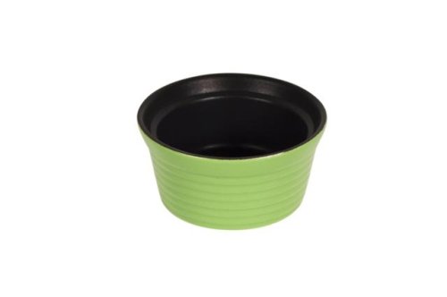 Pinnacle Ceramic Non-Stick Bakeware, 6 oz Ramekin, Green
