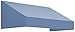 8.38 ft. Wide New Yorker Window/Entry Awning (24 in. H x 48 in. D) Dusty Blue