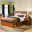 American Drew Sterling Pointe Wood Storage Platform Bed in Maple 5 Piece Be ....
