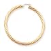 Jewelry : 14k Polished 4mm Twisted Hoop Earrings