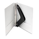 Standard Round-Ring Nonglare View Binder, 1-1/2" Capacity, 8-1/2"x11", White WLJ36234W