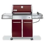 Weber 3741301 Brick Red Genesis EP-310 Liquid Propane Gas Grill - 3741301