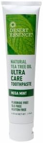 Ultra Care Mega Mint Tea Tree Toothpastes 6.25 oz(pack of 4)