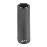 Grey Pneumatic 1/2 Drive Fractional Deep Impact Socket - 15/16 (GRE2030D) Category: Sockets by Grey 