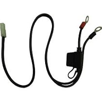 Battery Tender 081-0069-6W Ring Terminal Harness with White Fused 2-Pin Quick Disconnect Plug