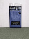 Navy Blue Rectangular Disposable Plastic Tablecloth