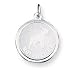 rottweiler36  - Sterling Silver Rottweiler Disc Charm