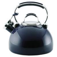 Childrens Toyshop  Kitchen & Housewares : KitchenAid Gourmet Essentials 2-Quart Porcelain-on-Steel Teakettle, Midnight Blue
