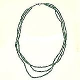 Jade Necklace for Women Healing Beads Silver Jewelry 26 inches (jade015)