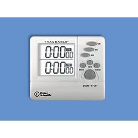 Fisherbrand Traceable Double Display Timer with Battery