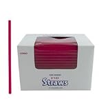 Fat Red Straws, 8 (04-0459) Category: Unwrapped Coffee Service