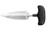 Cold Steel Safemaker I Fixed Blade Stainless Plain Spear Point Secure-Ex Sheath 4.5 Kraton Box