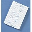 Graham Medical Products Footprint Towel Polyback Mauve - Model 194 - Case of 500