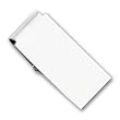 Silver-plated & Rhodium Polished Hinged Money Clip