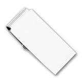 Silver-plated & Rhodium Polished Hinged Money Clip