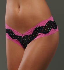 Buy Honeydew Fine Mesh Heart Boyshort Panties (377V)