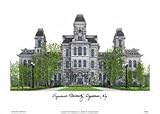 Syracuse Orangemen NCAA 14 &acute; x 10 &acute; Limited Edition Lithograph ( Unframed ) - B0001LSZ32