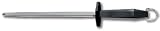 Victorinox Honing Steel 10-Inch Round Regular Cut, Black Plastic Handle