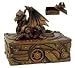 Pacific Giftware PTC 5 Inch Steampunk Dragon Topped Mechanical Box Statue Figurine