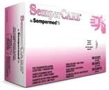 SEMPERMED SEMPERCARE VINYL GLOVE Exam Glove, Vinyl, Smooth, Medium, Powder Free (PF), Beaded Cuff, Ambidextrous, 100/bx, 10 bx/cs (84 cs/plt)