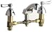 404-VCP Chicago Faucets Widespread Lavatory Faucet Polished Chrome