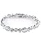 Pave Antique Style Flower Bracelet