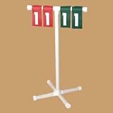 PVC Pedestal Flip-Scorer