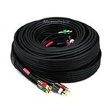 35FT (RG-6/U) CL2 Premium 5-RCA Component Video/Audio Coaxial Cable