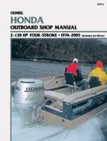 Clymer Honda 2-130 HP Four-Stroke Outboards (Includes Jet Drives) 1976-2005