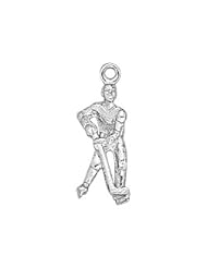 Ice Hockey Player Charm