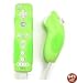 Nintendo Wii Remote and Nunchaku Controller Version 2.0 Super Grip Green Silicone Skin Case Cover (Remote and Nunchaku NOT Included)