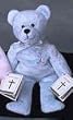 Purity the Baptism Bear Blue
