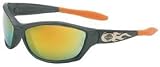 Harley-Davidson Safety Eyewear HD1003 Hd1000 Series Safety Eyewear Gunmetal Frame Oran (1 EA)