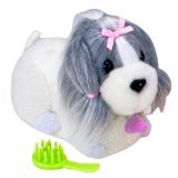 21l3FQSNtIL A KJB Enterprises Zhu Zhu Puppies   Zhu Zhu   Soft Plush   Miss Priss Puppy (White with Gray Floppy Ears)