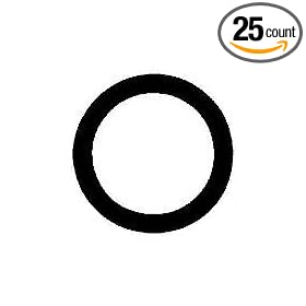 1/4X3/8 Rubber O-Ring (25 count)