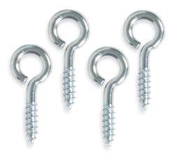 Battalion 1WBE7 Screw Eye, Type Small Eye, Steel, PK 20