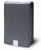 Canon PSC-1000 Deluxe Grey Leather Case for the Canon SD1000 Digital Camera